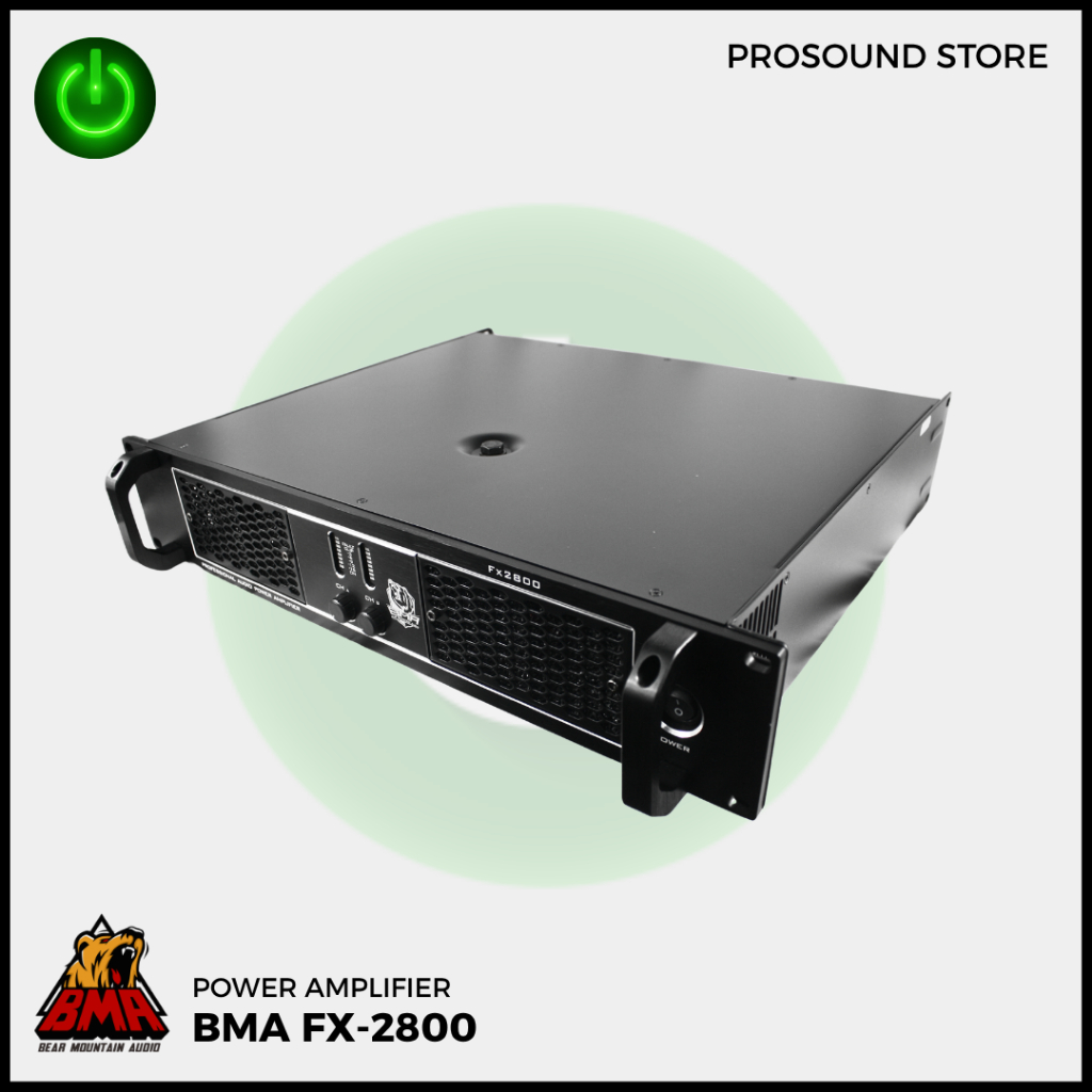Power Amplifier BMA FX-2800 / Ampli BMA / Power BMA FX2800