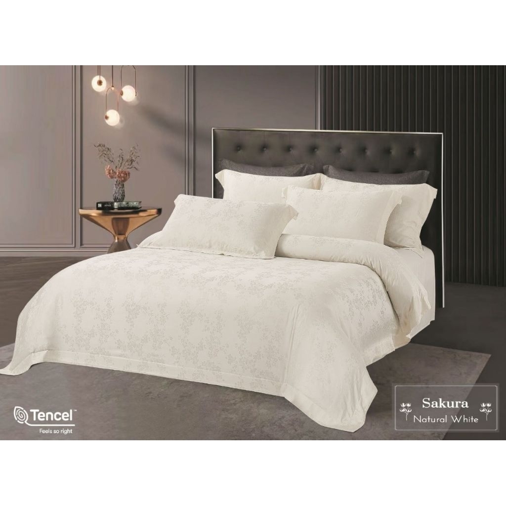 Sprei Tancel 80s / Sprei Jaguard Tencel / Sprei Kingkoil / Super Super Lembut/ Sprei Premium Quality
