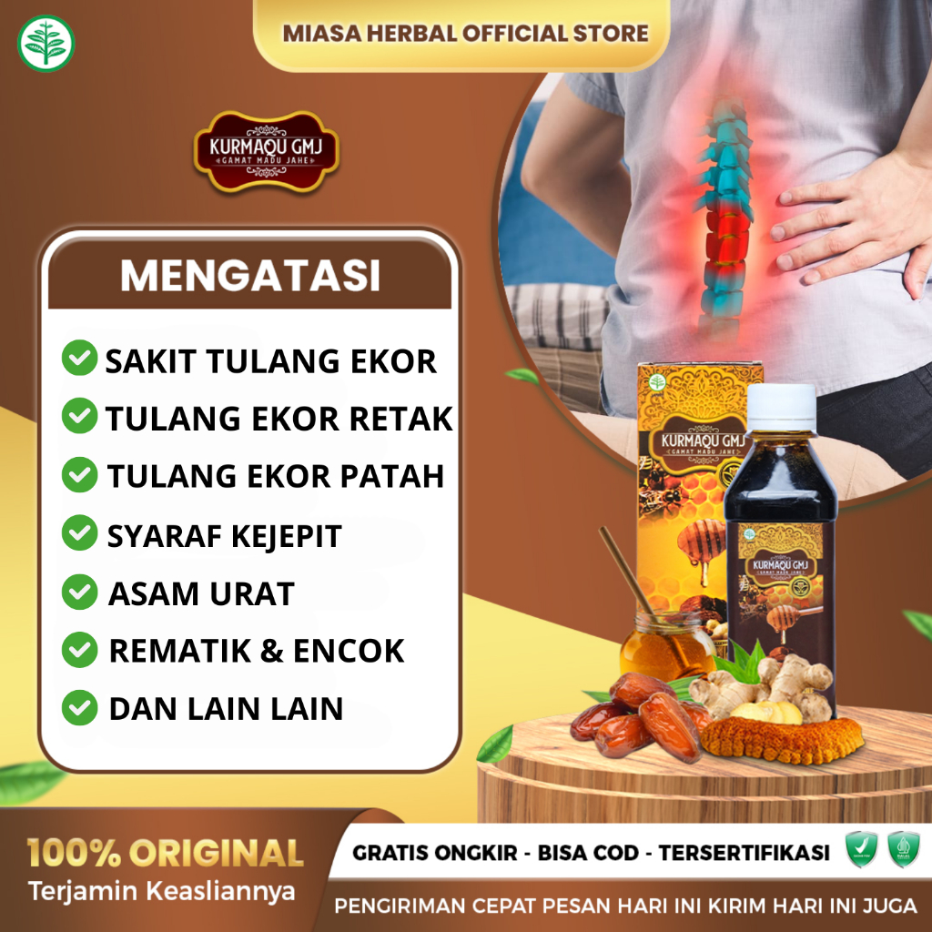 Kurmaqu GMJ - Obat Patah Tulang, Patah Tulang ekor, Obat Tulang Ekor Retak, Cedera Tulang Ekor, Obat