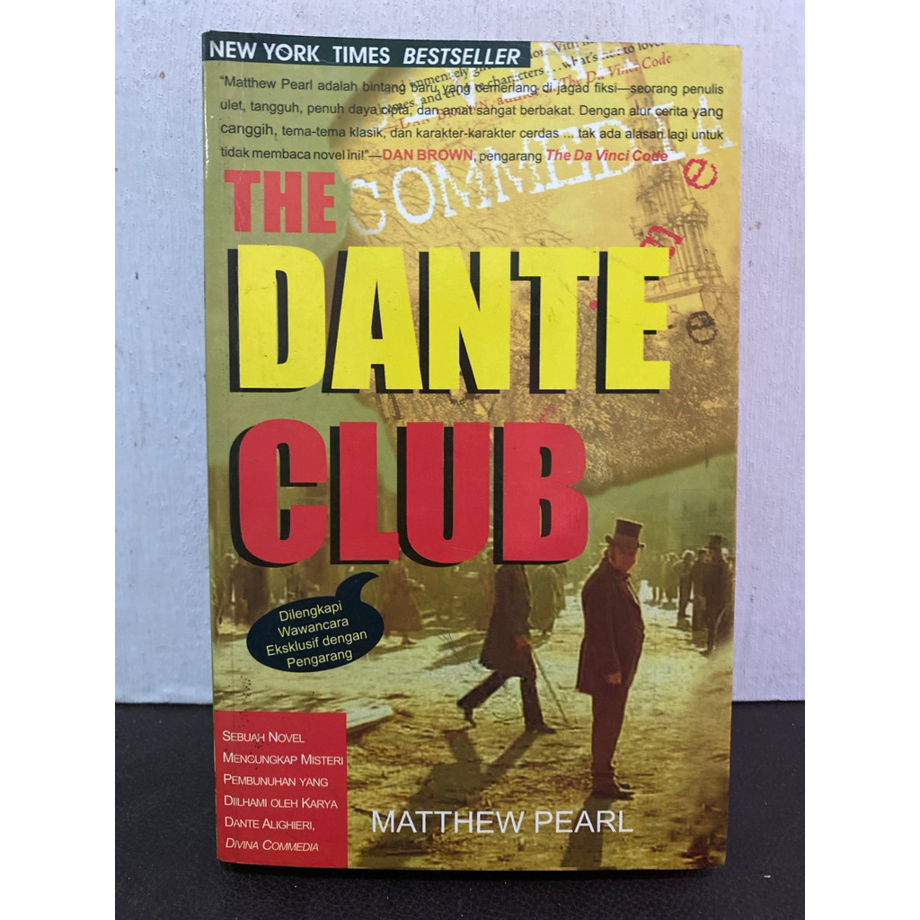Buku Original THE DANTE CLUB - MATTHEW PEARL
