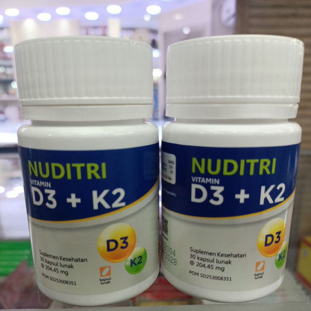 NUDITRI D3+K2 isi 30 sofgel