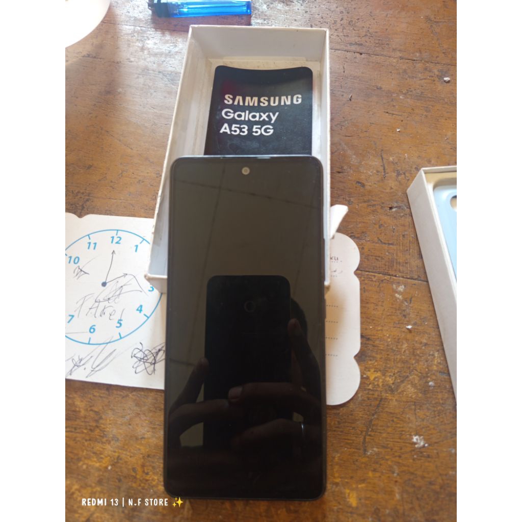 LCD+FRAME Samsung A53 5g original copotan