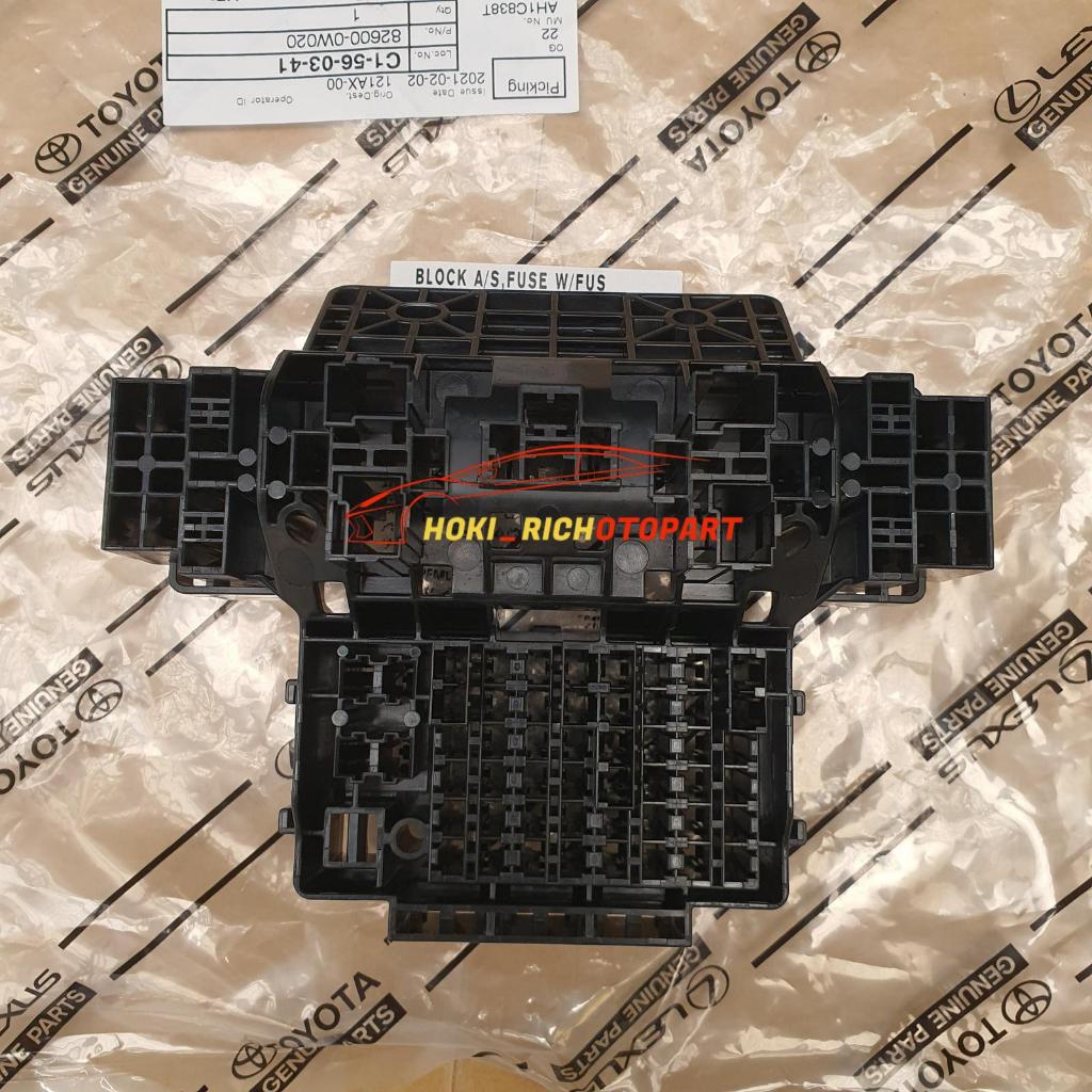 Box Block Skring Fuse TOYOTA Dyna saurus HINO DUTRO Original 82600-0W020 ASLI PNP