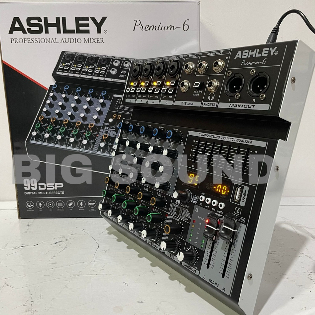 Ashley premium 6 mixer original 6 channel Ashley