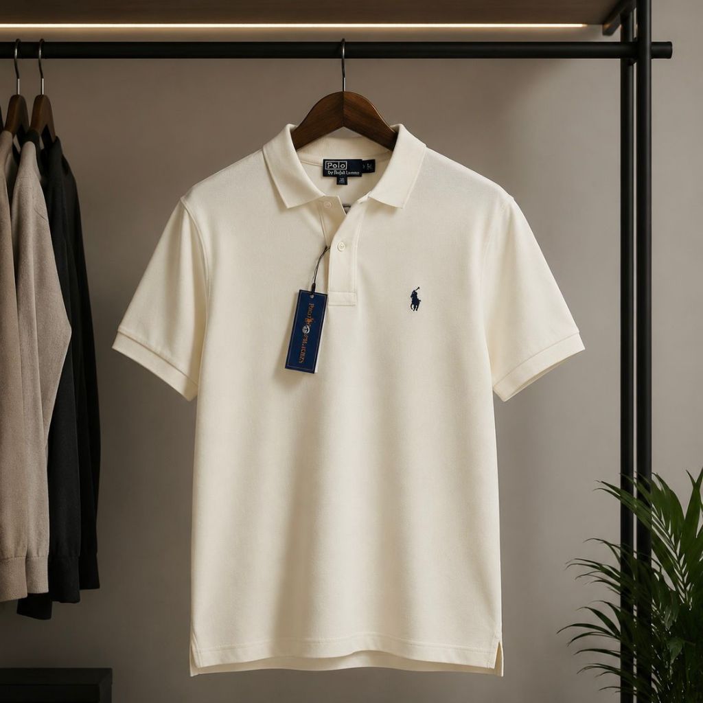 Kaos Kerah Polo Shirt Pria Dewasa Lengan Pendek Polos Premium Warna Kuning Lemon