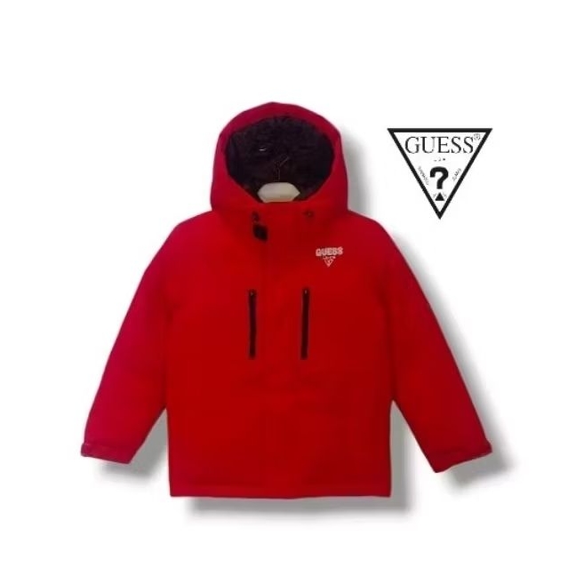 GUESS Kids Winter Down Outdoor Jacket Size tag 120 fit 5-6 years (P55xL45/LD90) bulu angsa