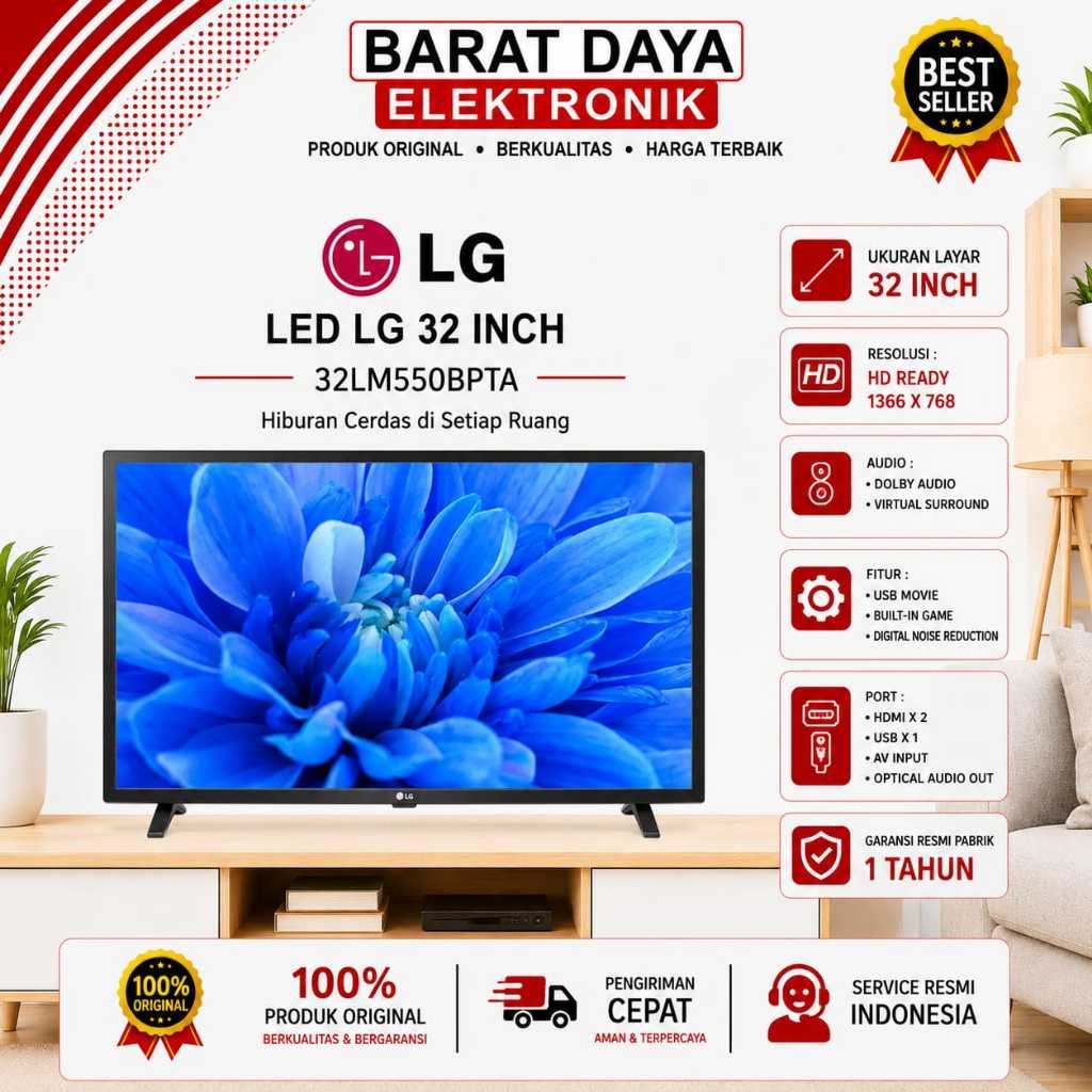 LG LED TV Digital 32 Inch HD 32LM550 LED LG Digital Monitor