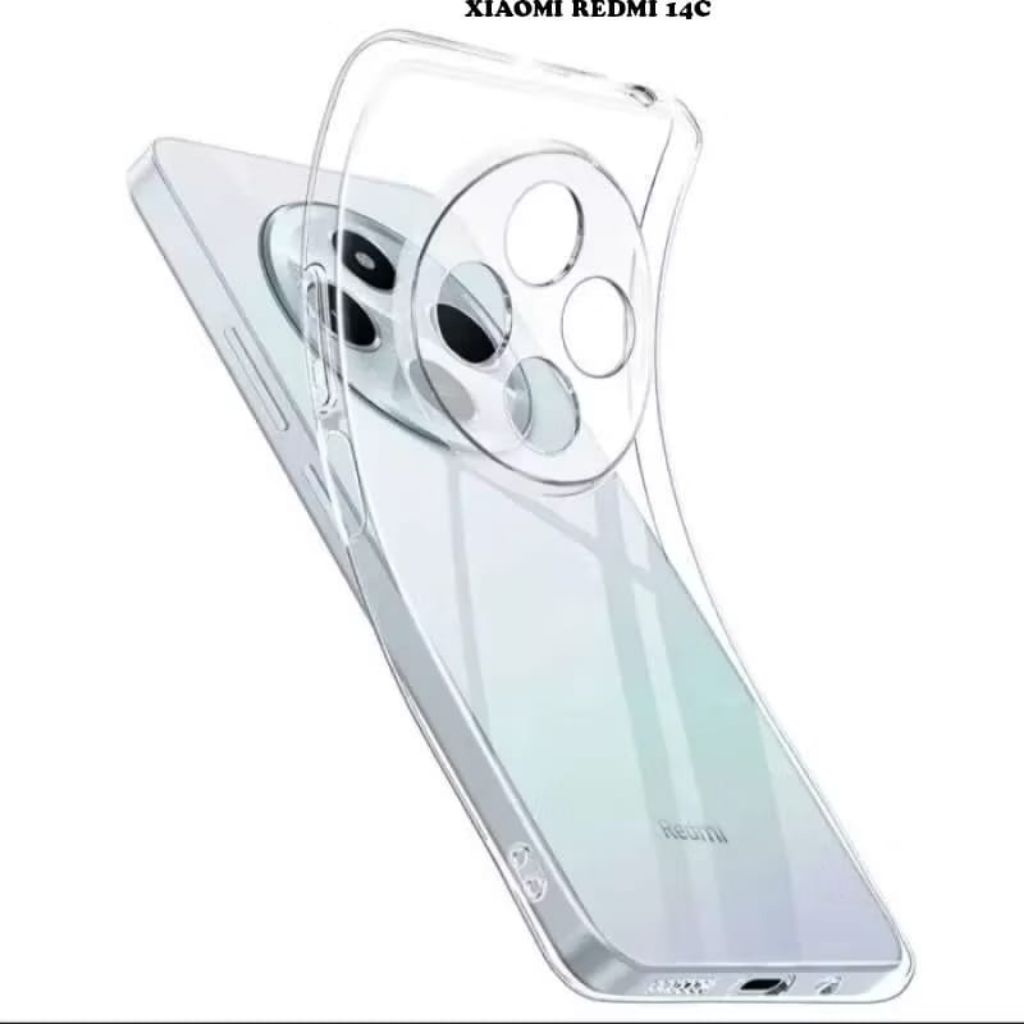 case silikon Original XIOMI REDMI 14C/15C Clear/Transparan