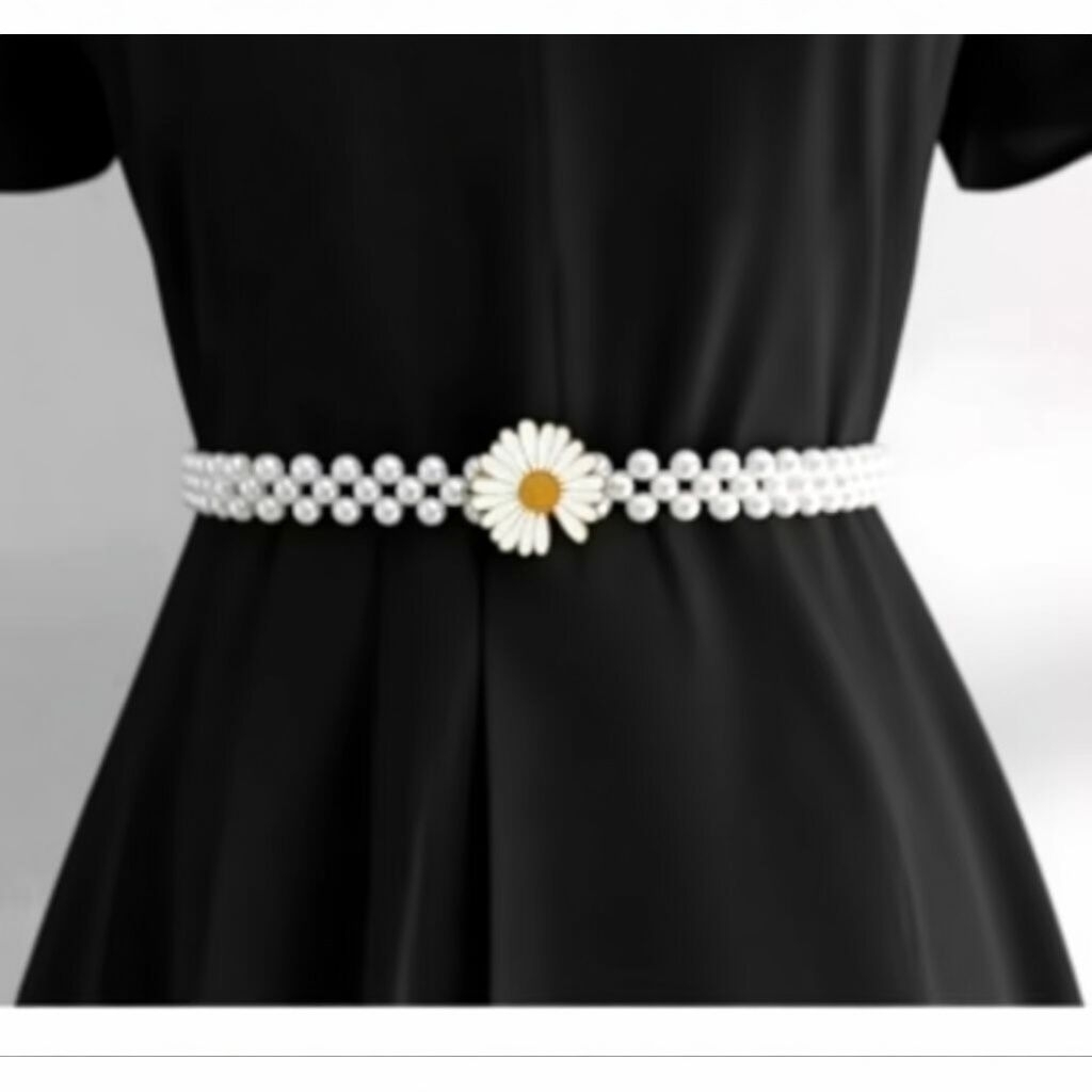 ikat pinggang mutiara/sabuk mutiara/belt mutiara