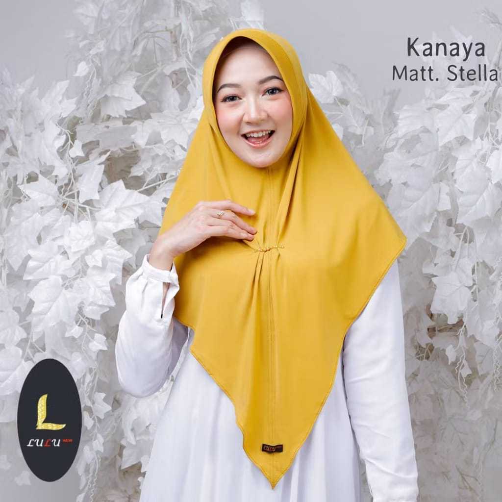 Hijab Lulu Bergo - Jilbab Bergo Jersey - Hijab Jersey Lulu Kanaya