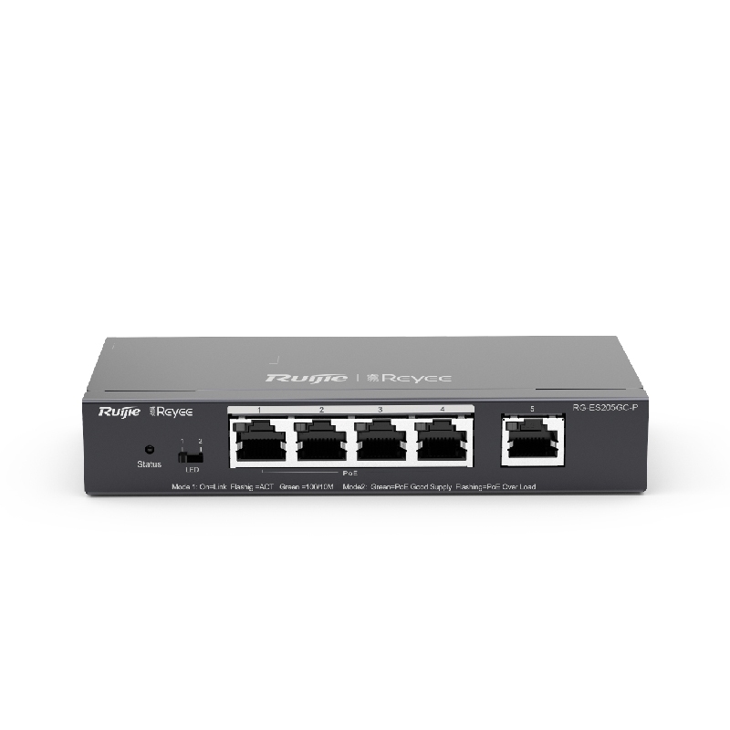 RUIJIE REYEE RG-ES205GC (5 PORT) GIGABIT CLOUD MANAGED SWITCH