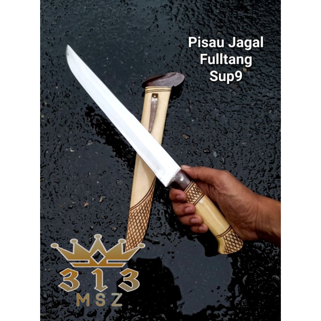 Pisau Jaggal Fulltang Per Sup9 Berkualitas Pisau Sembelihan Kurban 313msz