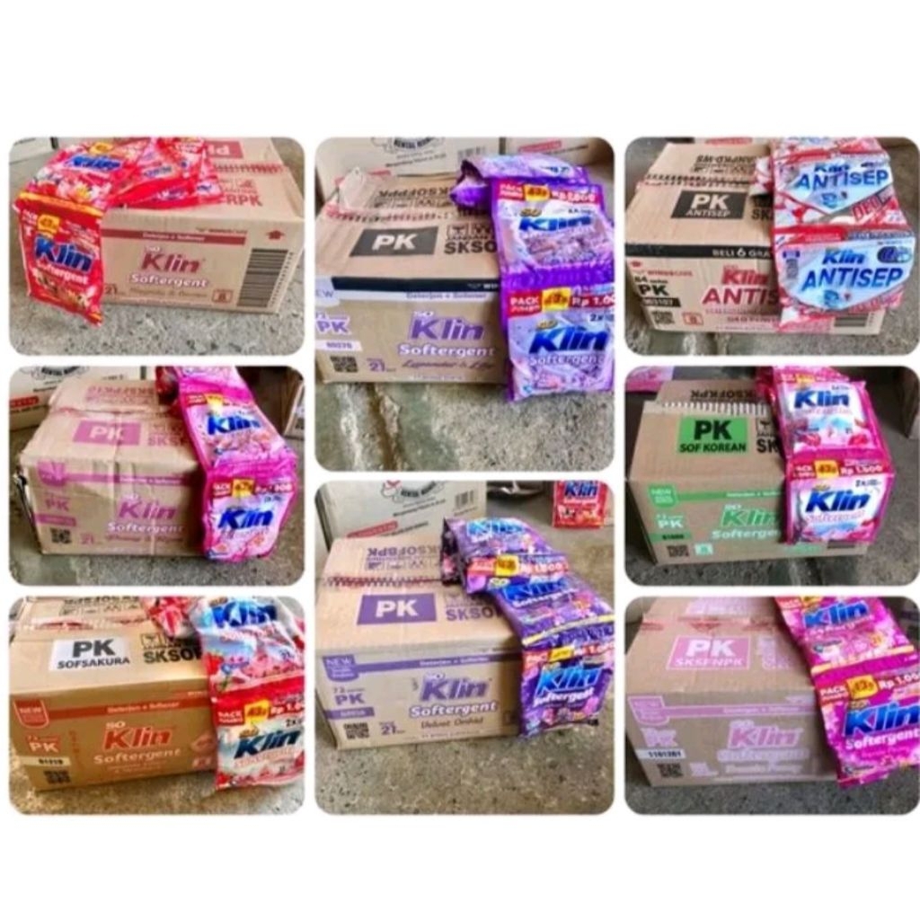 Soklin Deterjen Bubuk 41gr 1 Dus - Isi 12 Renceng (72 Sachet) | Grosir Harga Distributor