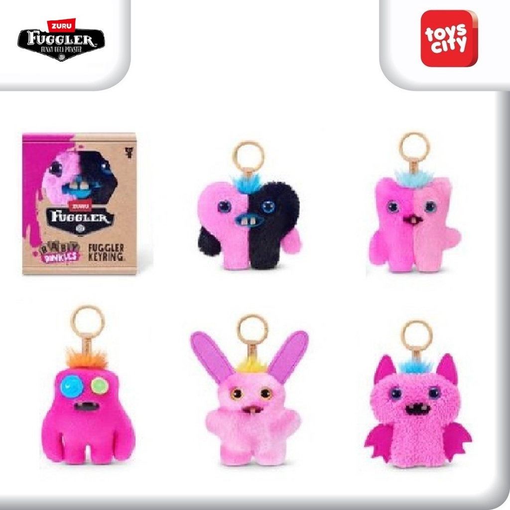 Zuru Fuggler Baby Pinkles 3.5 Inch Fuggler with Keyring Assorted