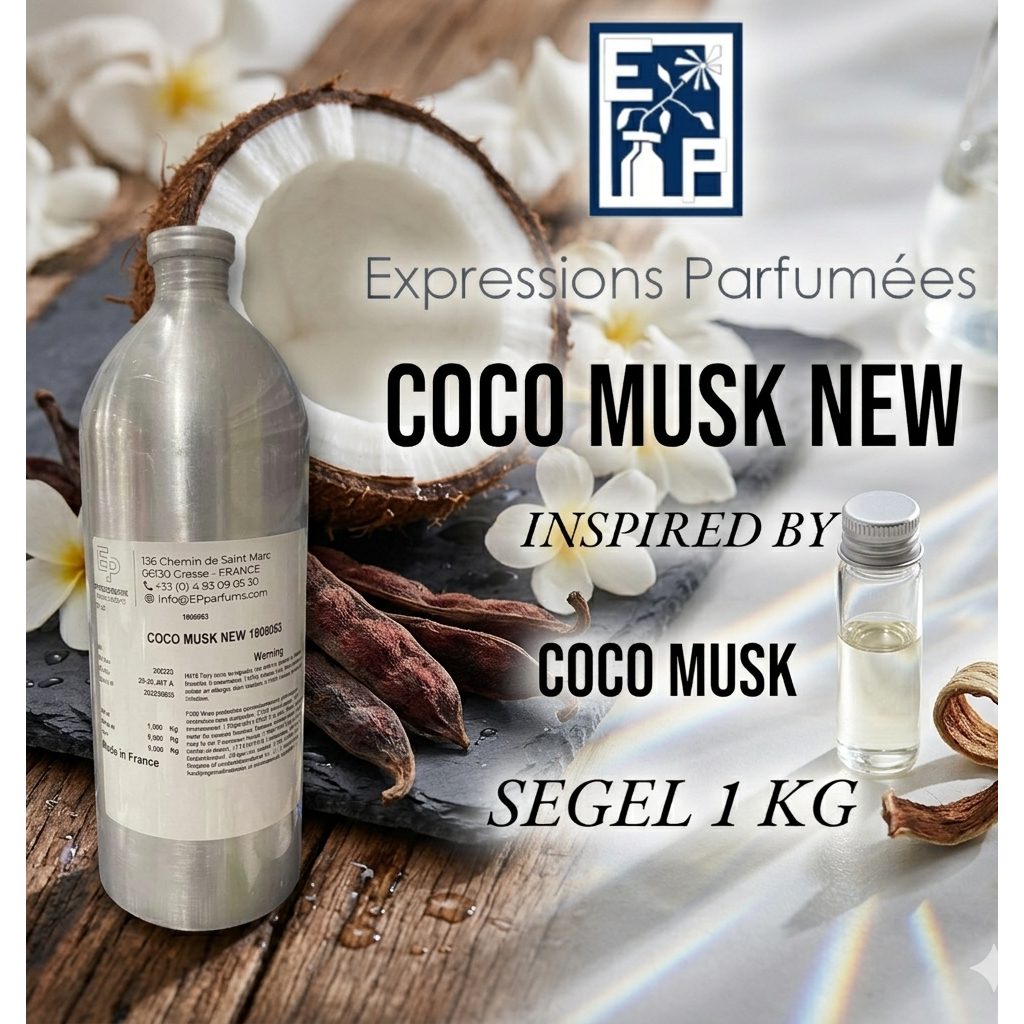 (1KG SEGEL) COCO MUSK NEW BY EXPRESSIONS SEGEL 1KG. SEARAH AL REHAB CHOCO MUSK BIBIT PARFUM MURNI 10