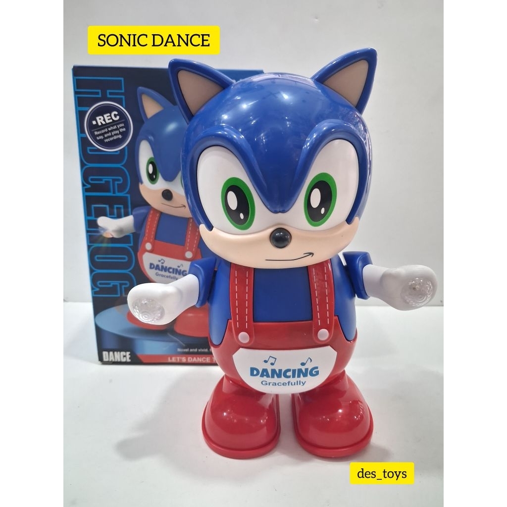 NEW!! MAINAN ANAK SONIC DANCE / SONIC JOGET ADA LAMPU DAN MUSIK