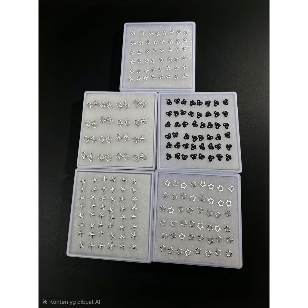 Grosir anting box import giwang bintang
