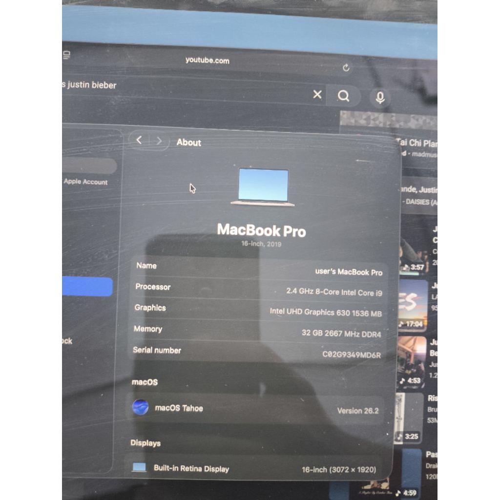 MacBook pro 2019