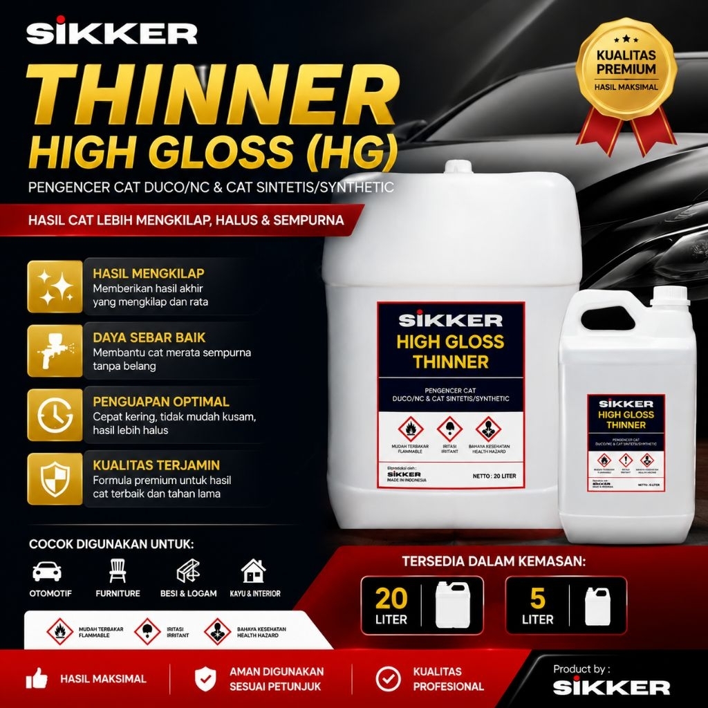 thinner HG - Thinner high gloss - Thiner - tiner 20L