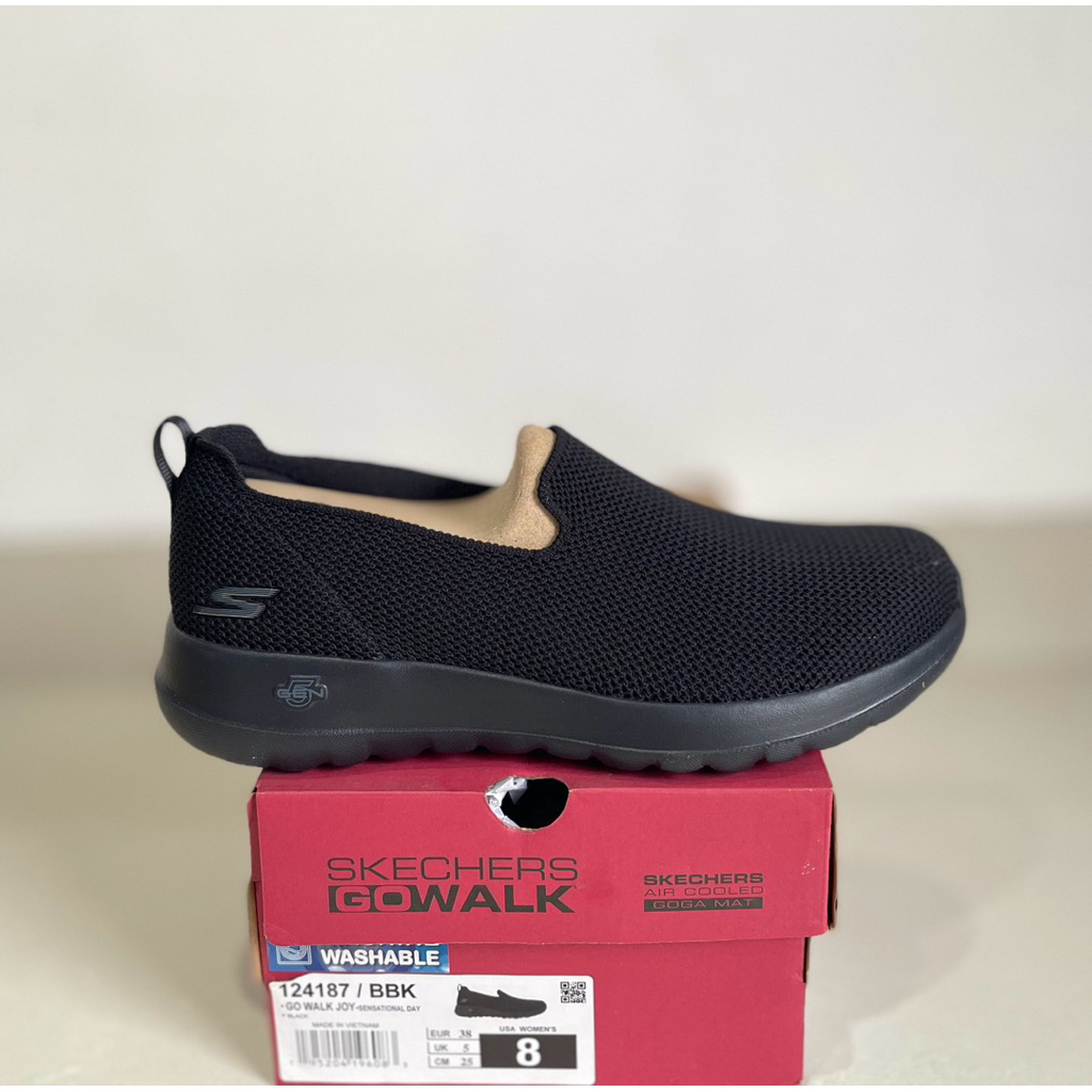 SKECHERS GO WALK 124187/BBK SIZE 38