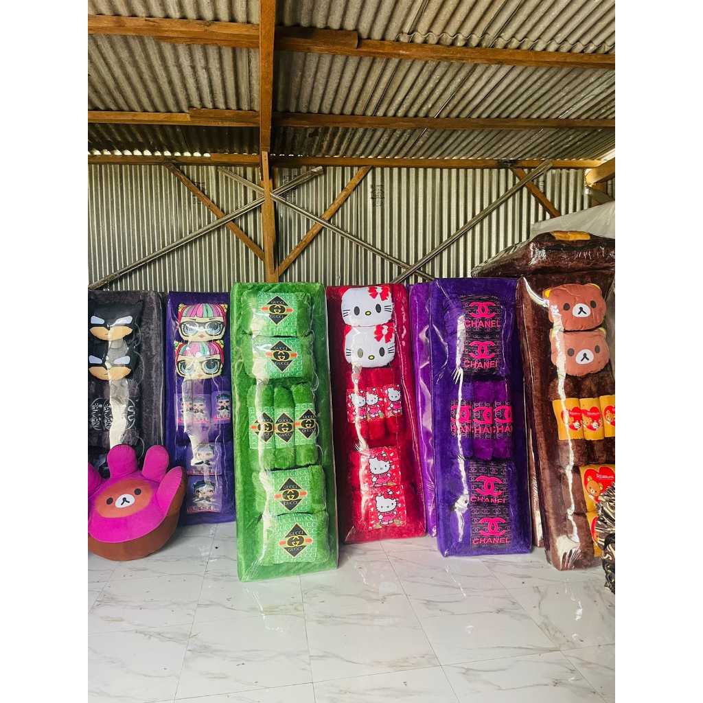 Kasur Bulu Rasfur Bantal 7 Karakter / Kasur Bulu Rasfur Buat Santai / Kasur Rasfur Free Bantal Dan G