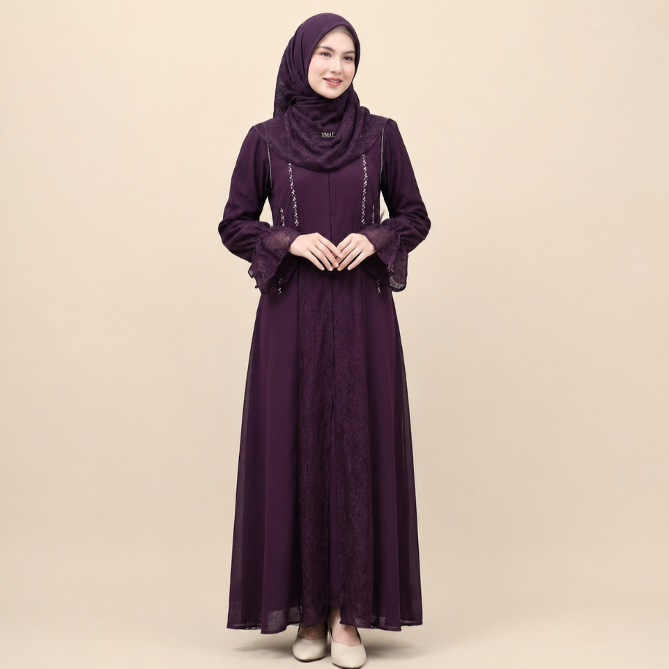 AMEERA LUXURY DRESS PREMIUM DRESS MUSLIM PESTA TERBARU