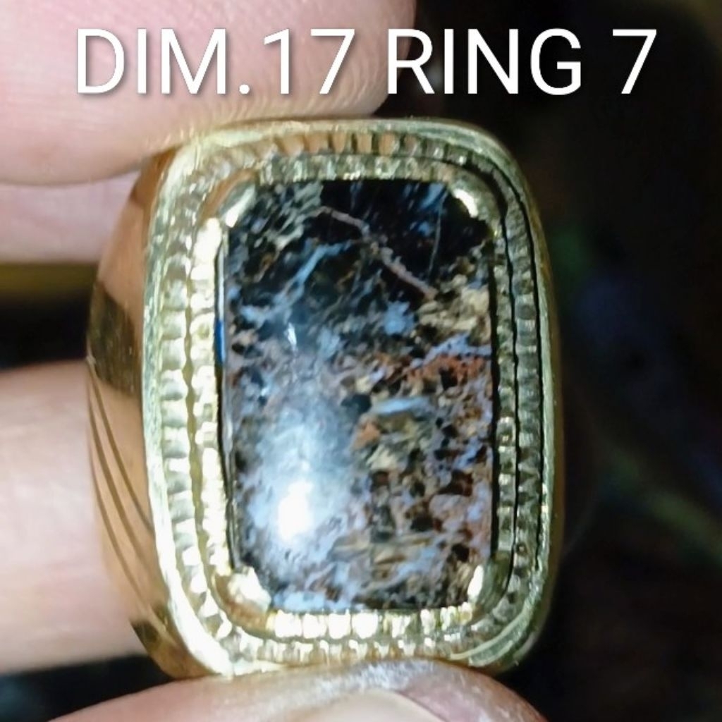 NATURAL PIETERSITE PITERSITE NAMIBIA RING KOIN HANDMADE BISA RESIZE