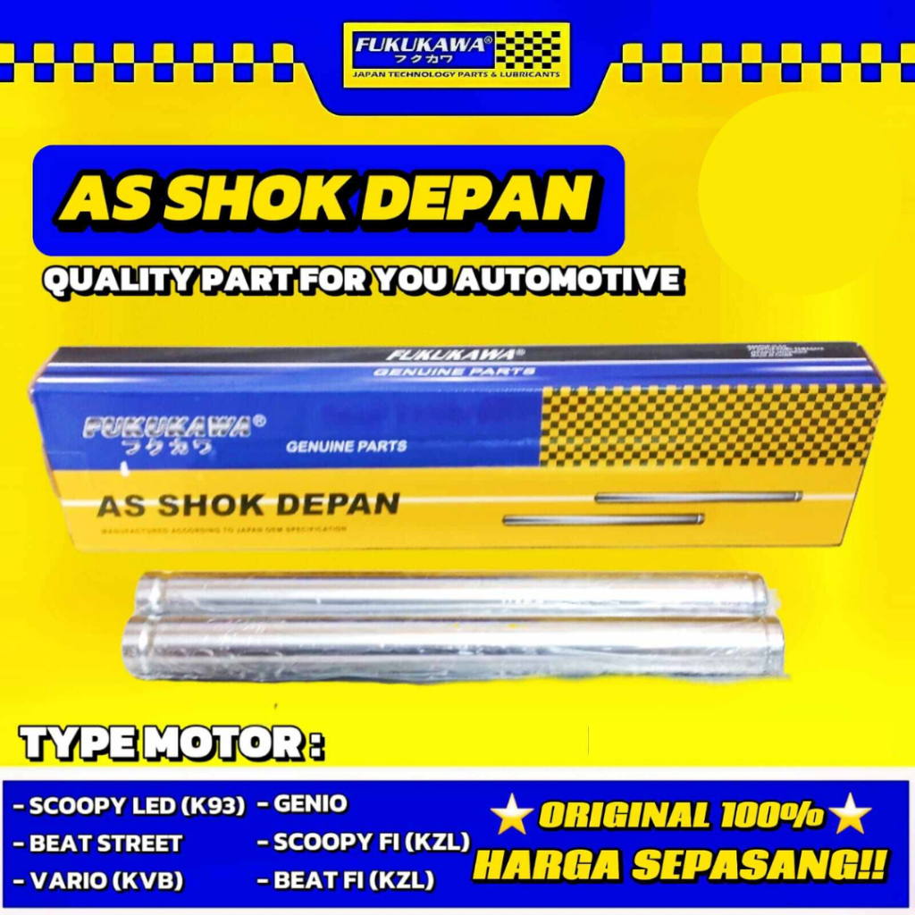 As shock Depan Beat Fi Vario 125 Spacy Fi Scoopy FI ESP KZL Pipa As Shock Shockbreaker FUKUKAWA
