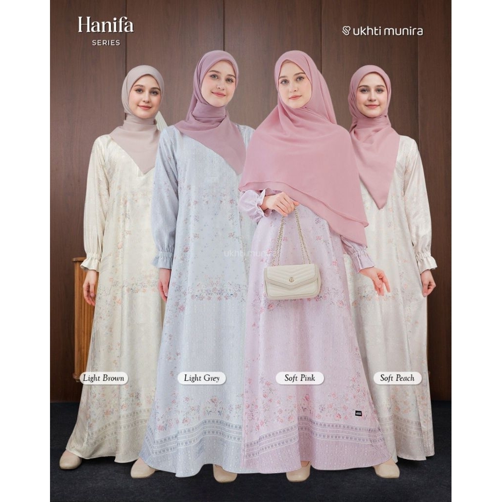 Gamis Hanifa Ukhti Munira Gamis ukhti Dress muslimah hanifa dress ukhti