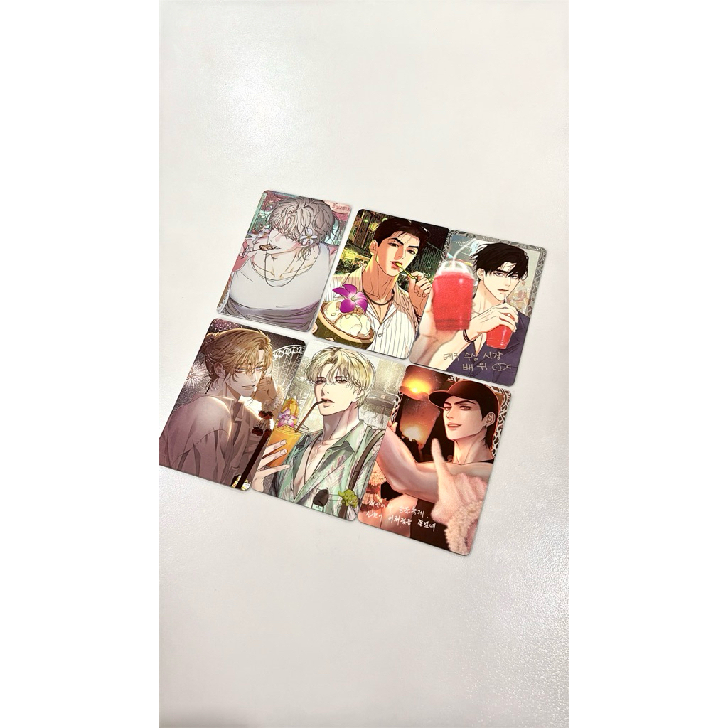 Lezhin Summer boomtoon in thailand AR photocard Official BL Photocard
