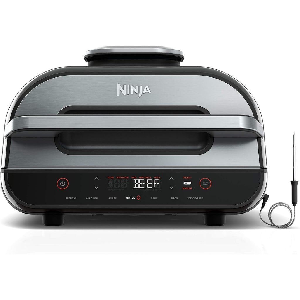 Ninja | Indoor Grill and Air Fryer| Foodi Smart XL | 6-in-1 Grill, Air Fry, Roast, Bake, Broil