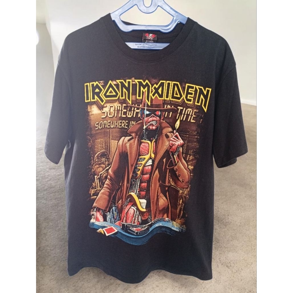 Kaos Band Iron Maiden size L bootleg Rock Yeah