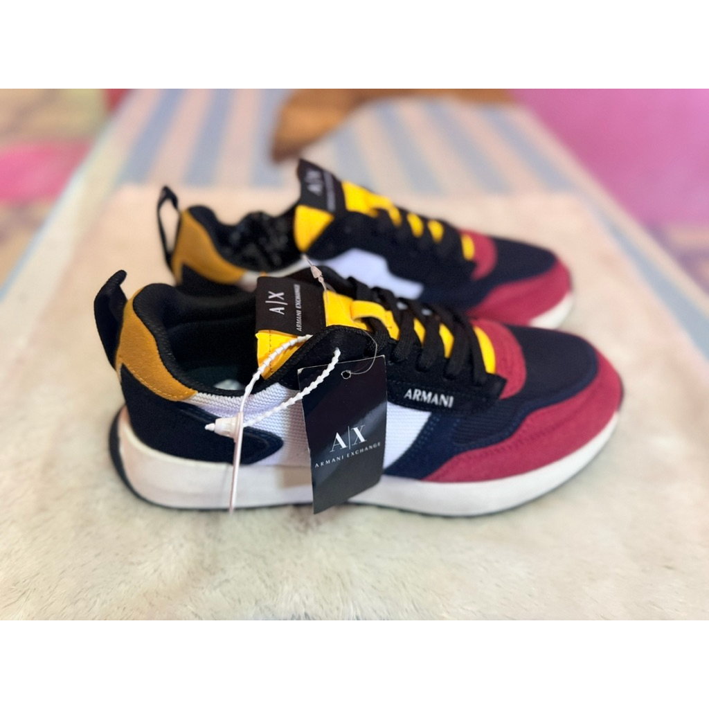 sepatu armani exchange multicolour size 42 new