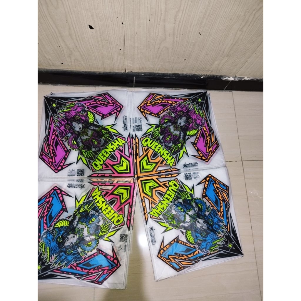 Layangan Sukhoi QUENNSHA Full PETUNG Tua / Layangan Special Lomba Besar (20 Pcs)