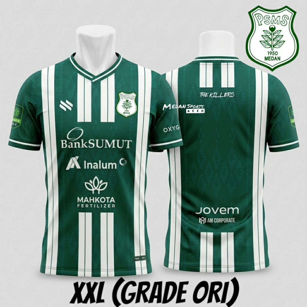 jersey psms medan grade ori xxl