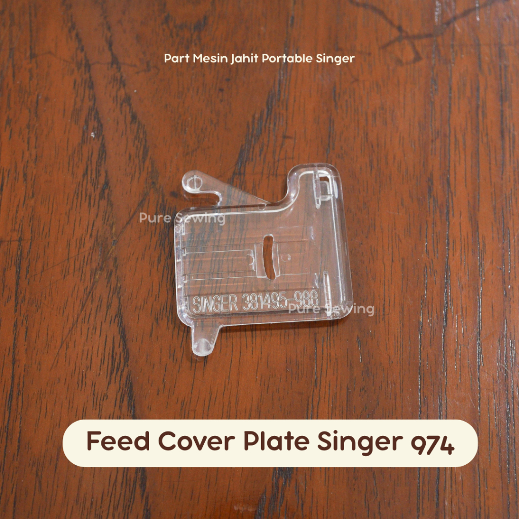 Feed Cover Plate Singer 974 | Tatakan Sepatu Mesin Jahit Singer 974 / Sparepart Mesin Simple 974