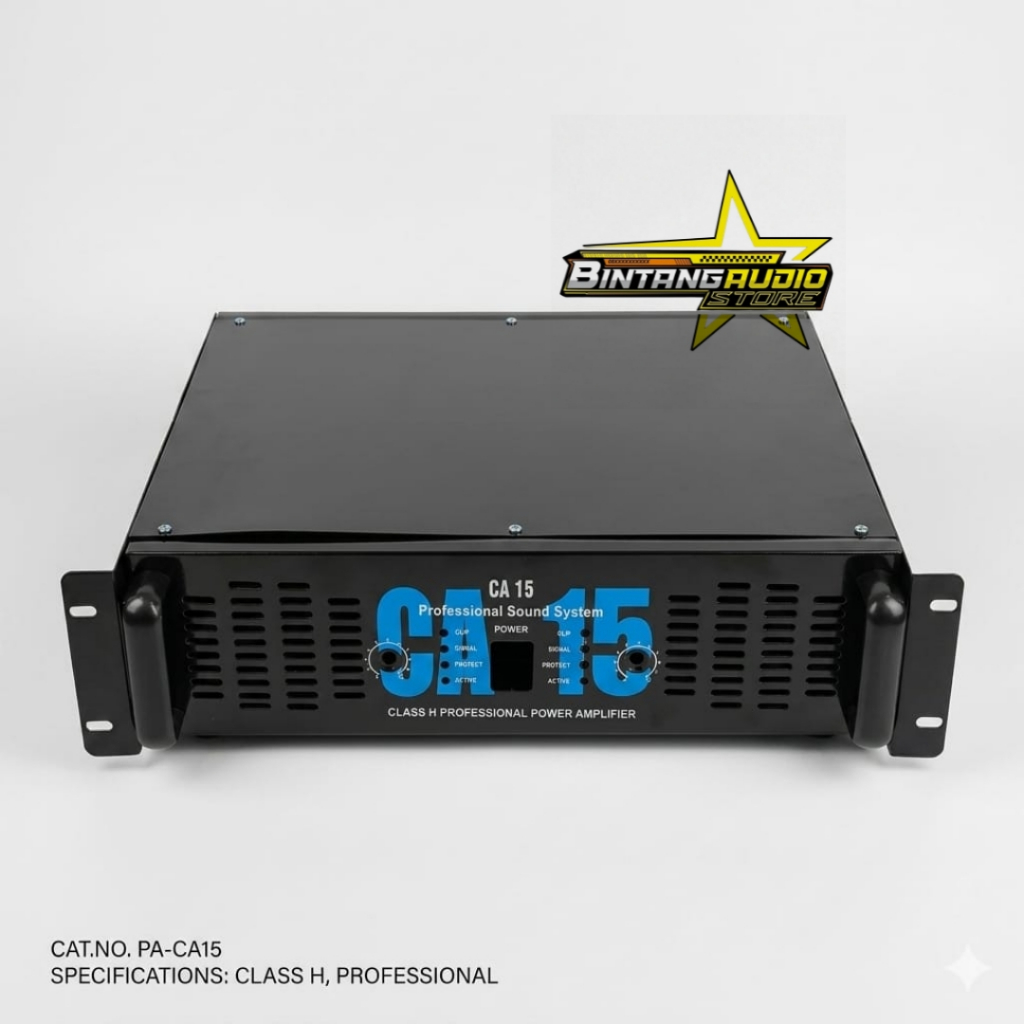 Bok Power Amplifier CA 15 / Bok Power 2 Chanel CA-15 Bahan Plat Besi