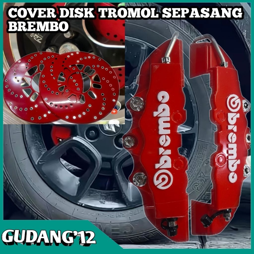 Brembo kaliper rem merah untuk semua mobil Kaliper rem cakram universal