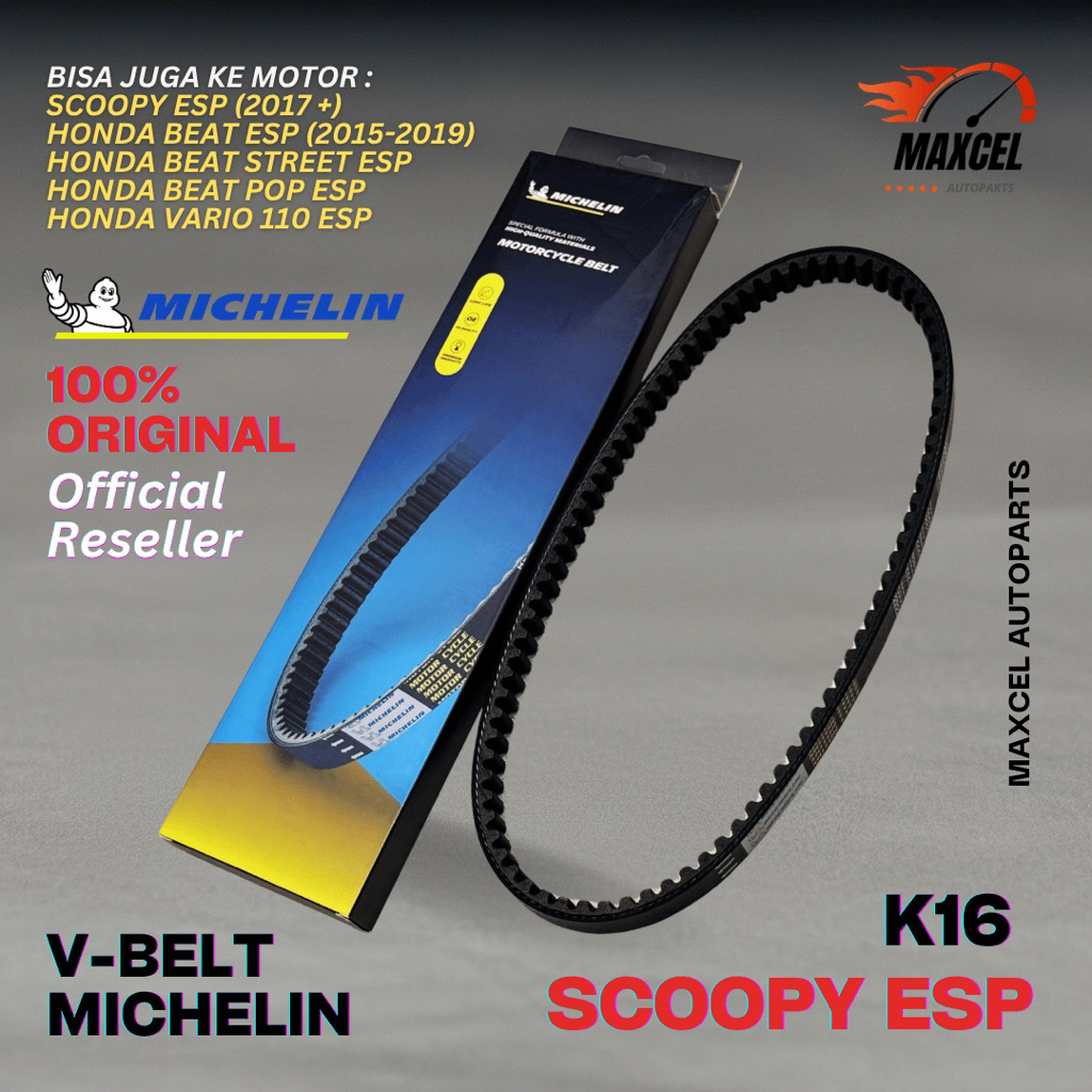 MICHELIN VANBELT MCL V-BELT SCOOPY K16 2017-2019 - 100% ORIGINAL