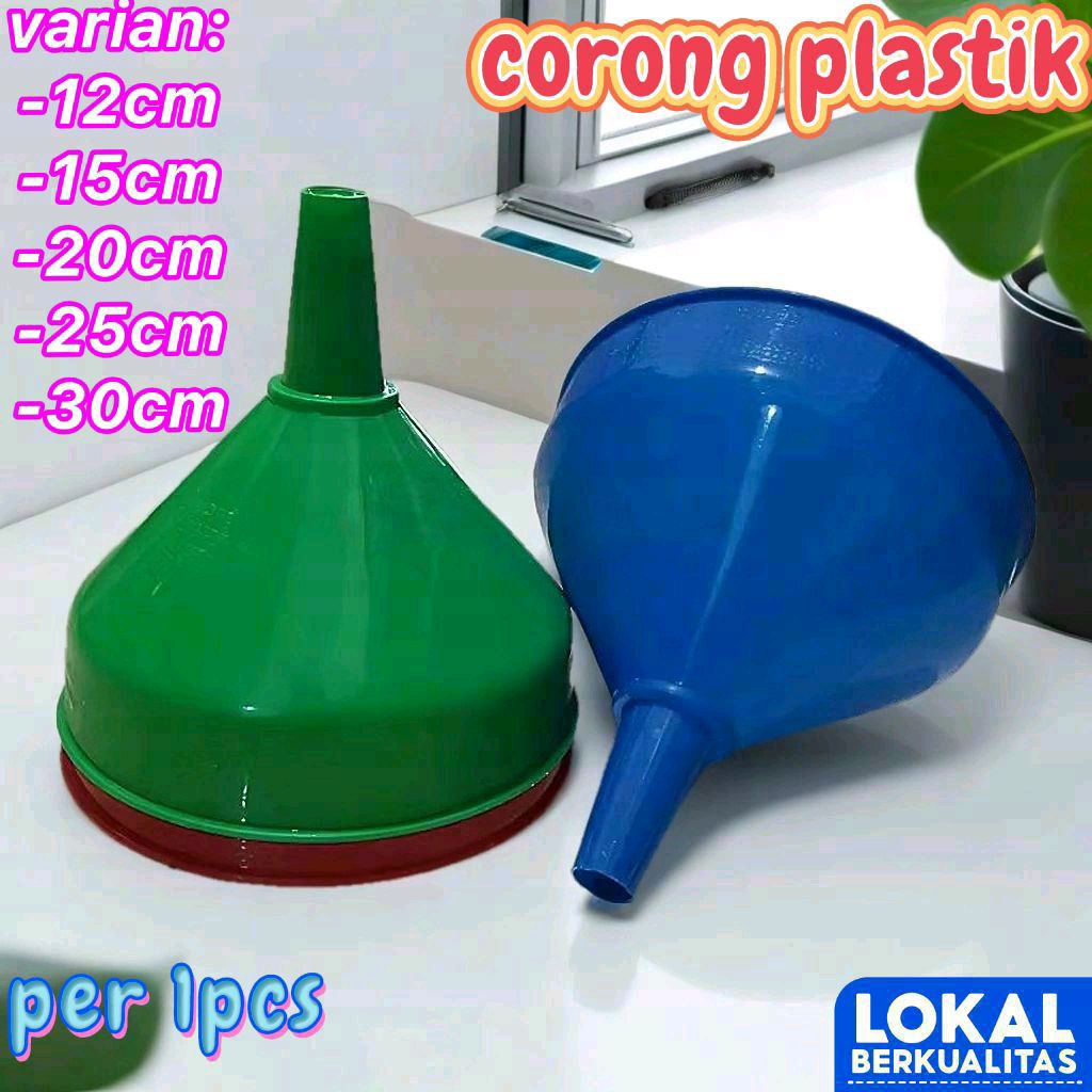Corong air minyak plastik kecil besar / corong air / corong minyak plastik