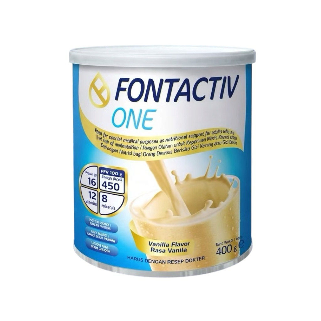 Fontactive one vanilla 400 gram susu medis