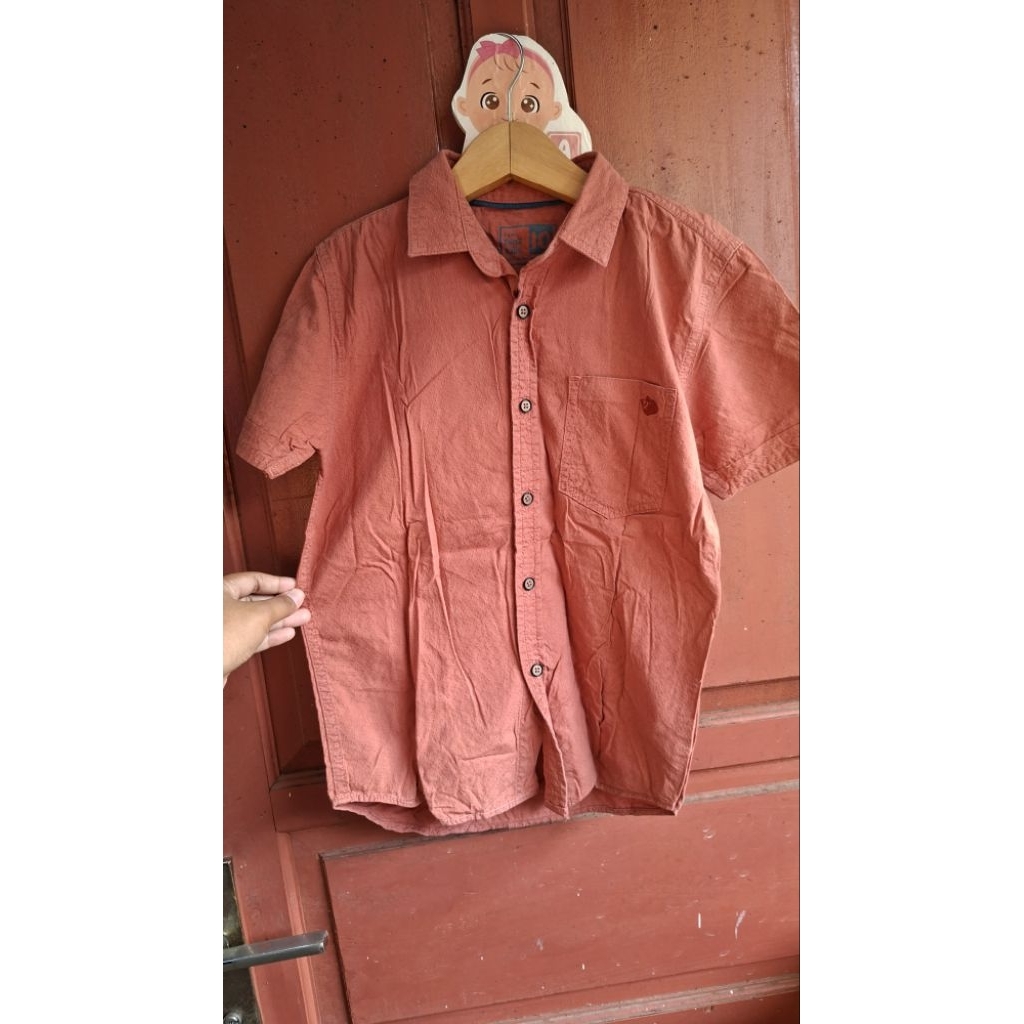 Preloved Atasan Kemeja Anak Laki-Laki 9-10 Tahun