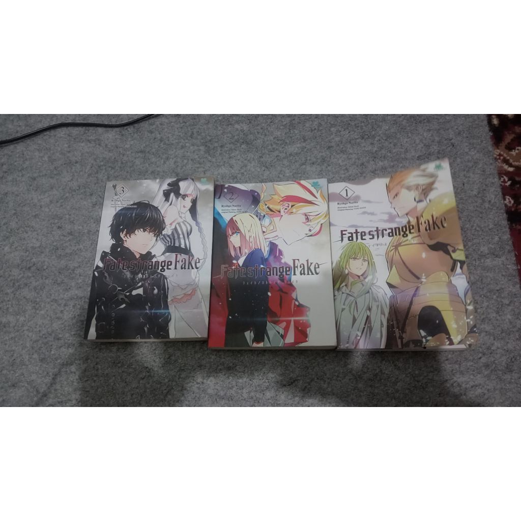 Bundling Preloved LightNovel Fate Strange Fake Vol 1,2,3