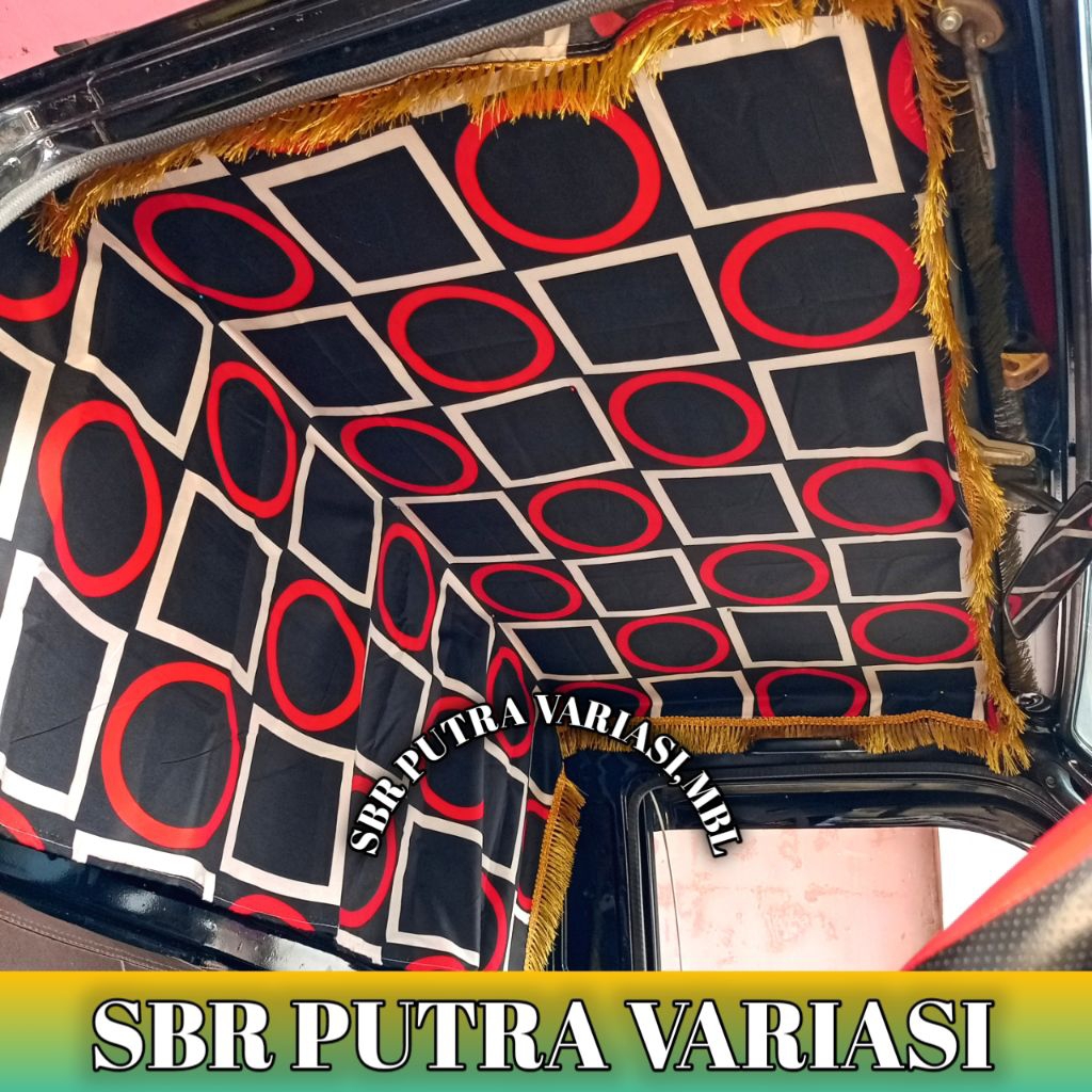 plafon Atap kabin mobil Pickup Truk Hino Fuso/ kain plafon mobil/gorden mobil/asesoris interior mobi