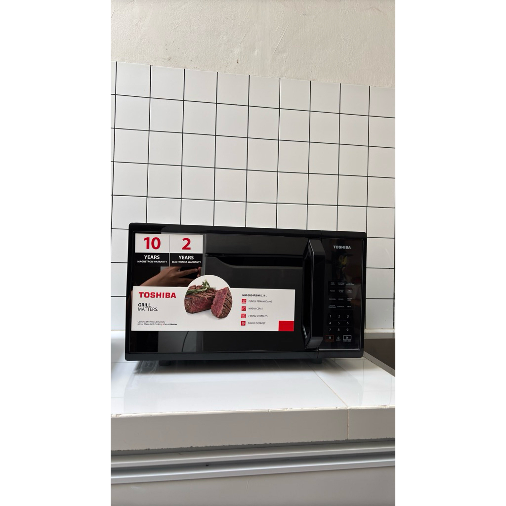preloved microwave grill toshiba