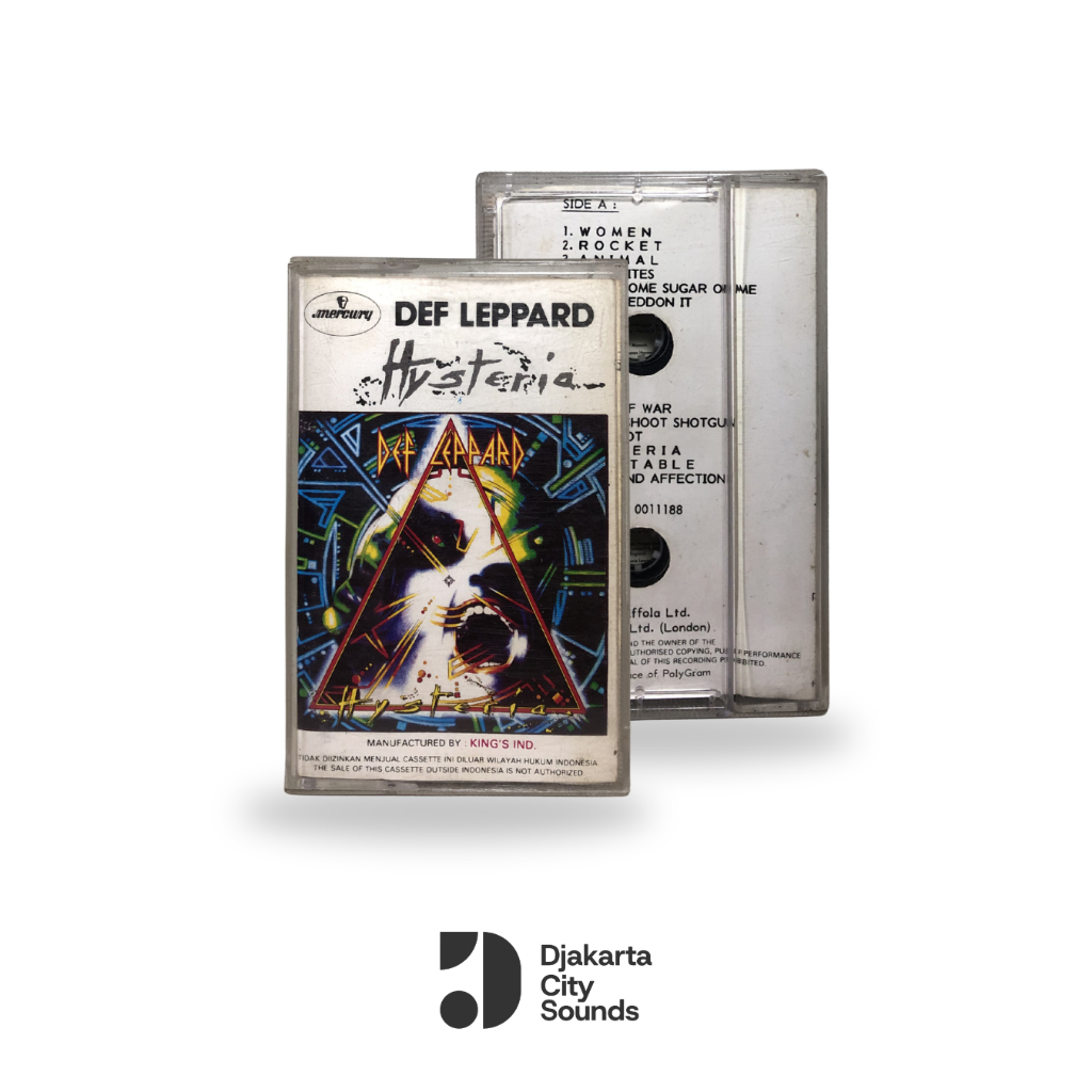 Kaset Pita Def Leppard - Hysteria
