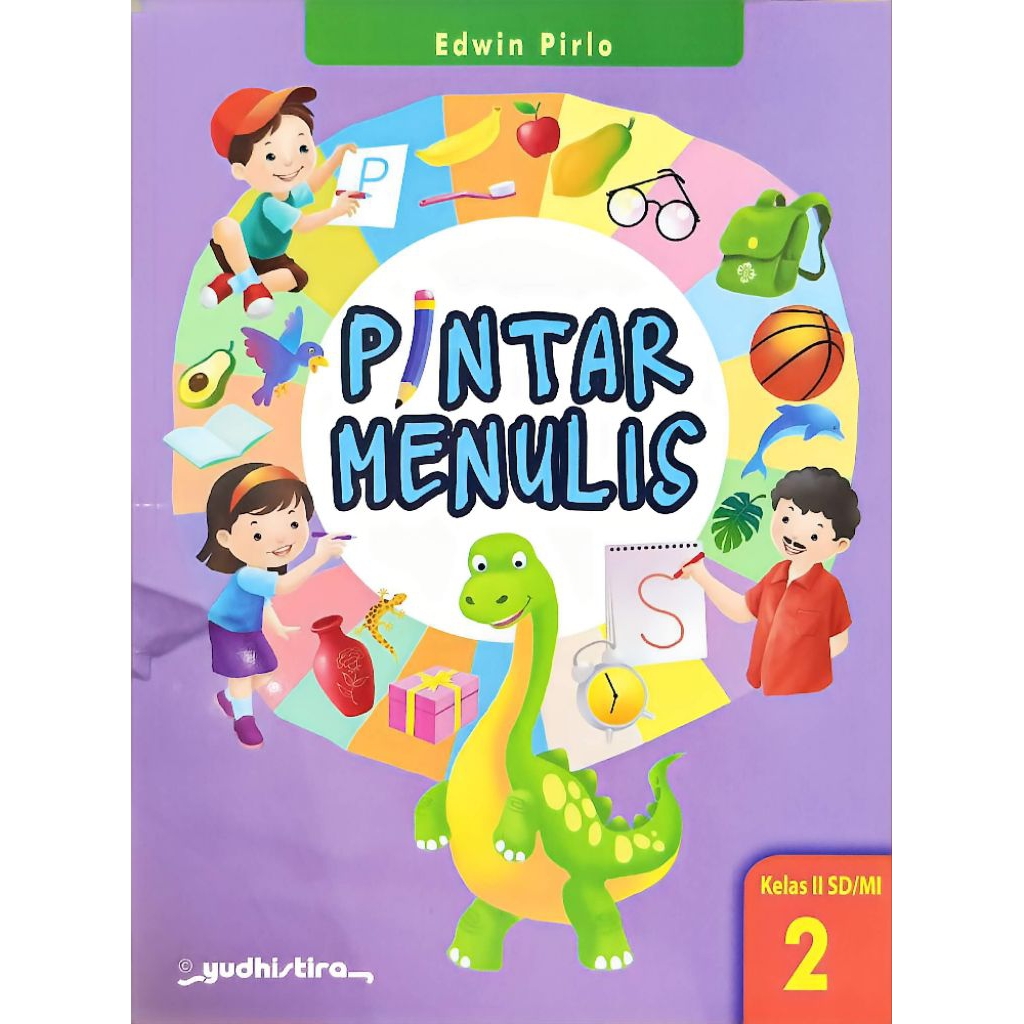 buku pendidikan pintar menulis SD kelas 1,2 yudhistira