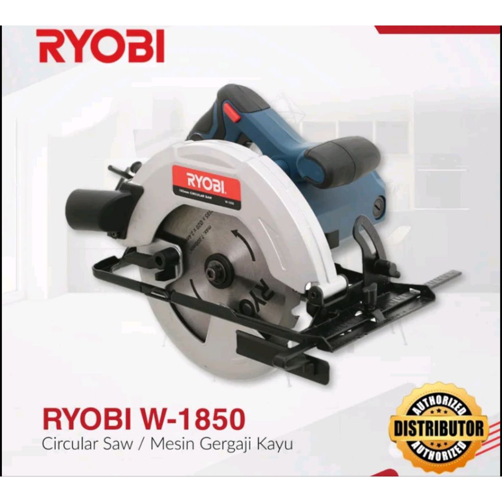 Ryobi Circular Saw/ Mesin Pemotong Kayu Listrik W1850