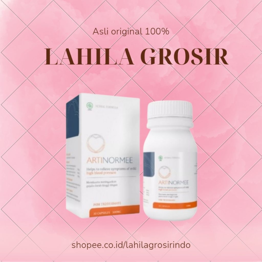 ARTINORMEE Obat Hipertensi Mengontrol Tekanan Darah Artinormee Asli Original