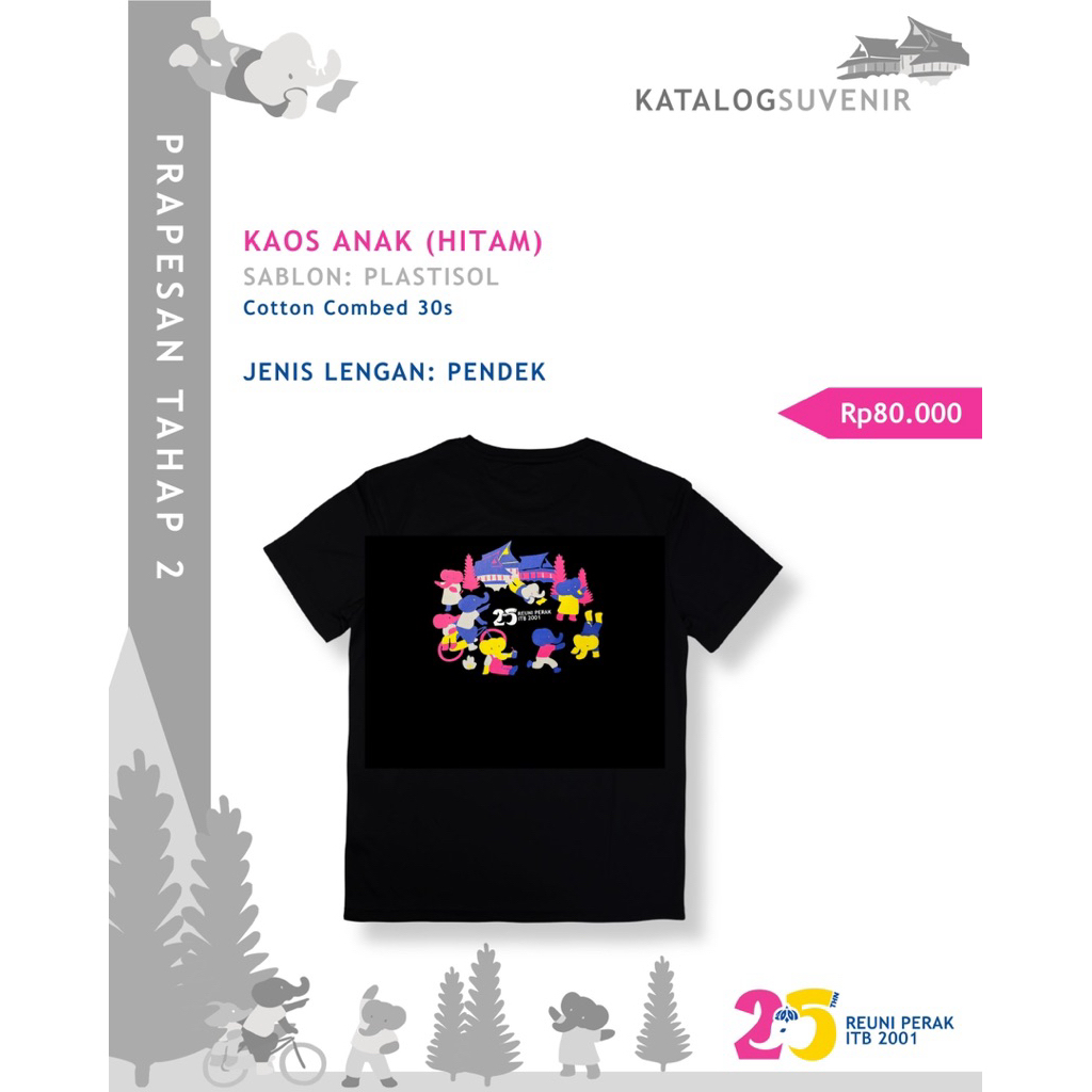 Kaos Anak - Reuni Perak ITB 2001